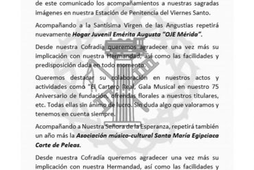 El Paje Real llega a la Cofradía